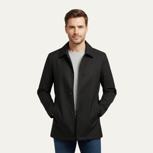 VogeLuxe | Men’s Classic Straight-Cut Coat 0