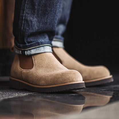 VogeLuxe | Men’s Classic Suede Chelsea Boots 1