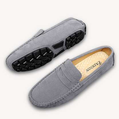 VogeLuxe | Men’s Classic Suede Driving Moccasins 8