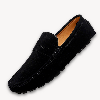 VogeLuxe | Men’s Classic Suede Driving Moccasins 9