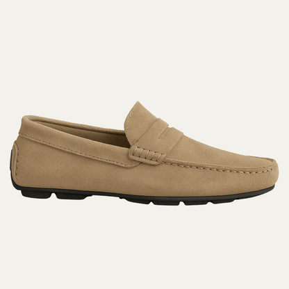VogeLuxe | Men’s Classic Suede Penny Moccasins 0