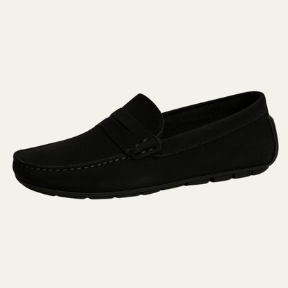 VogeLuxe | Men’s Classic Suede Penny Moccasins 2