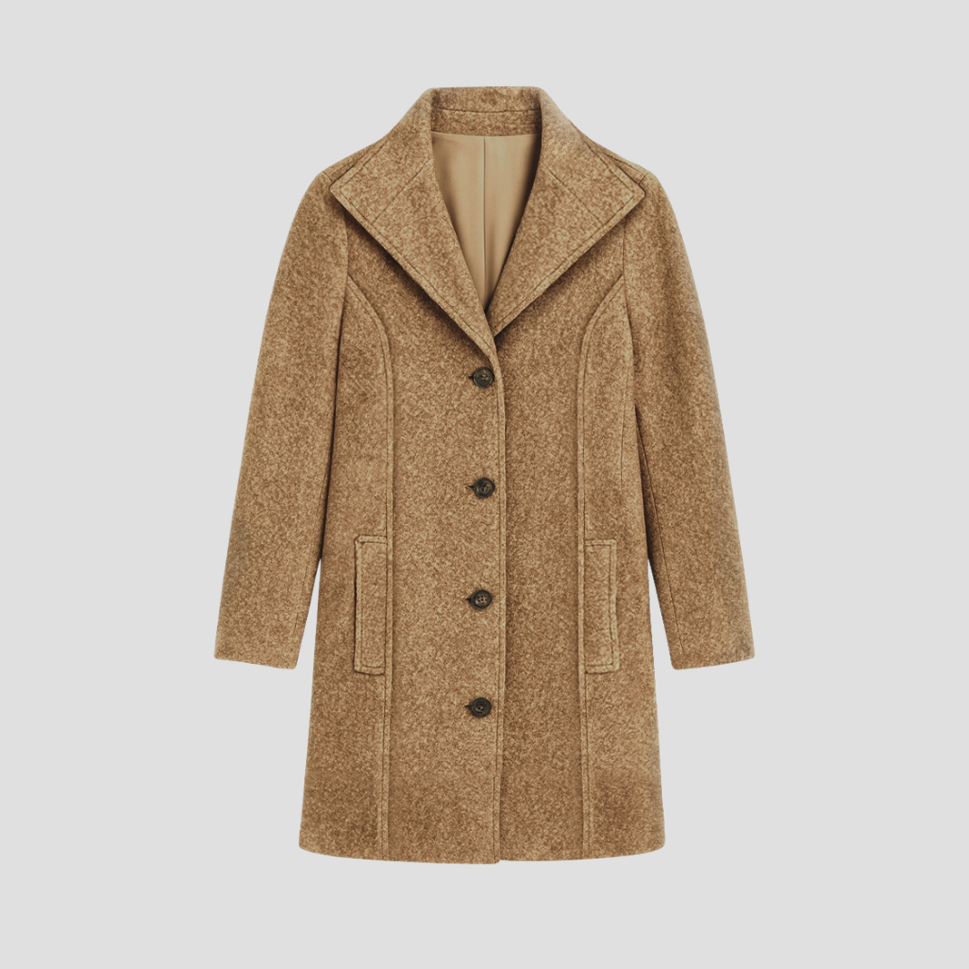 VogeLuxe | Men’s Classic Tailored Single-Breasted Coat 1