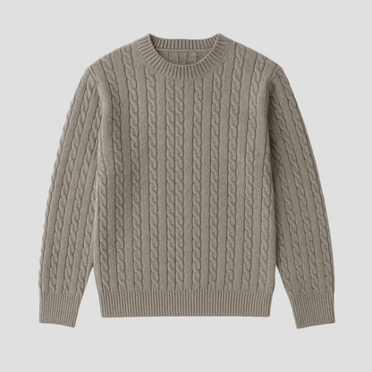 VogeLuxe | Men’s Classic Textured Knit Pullover 1