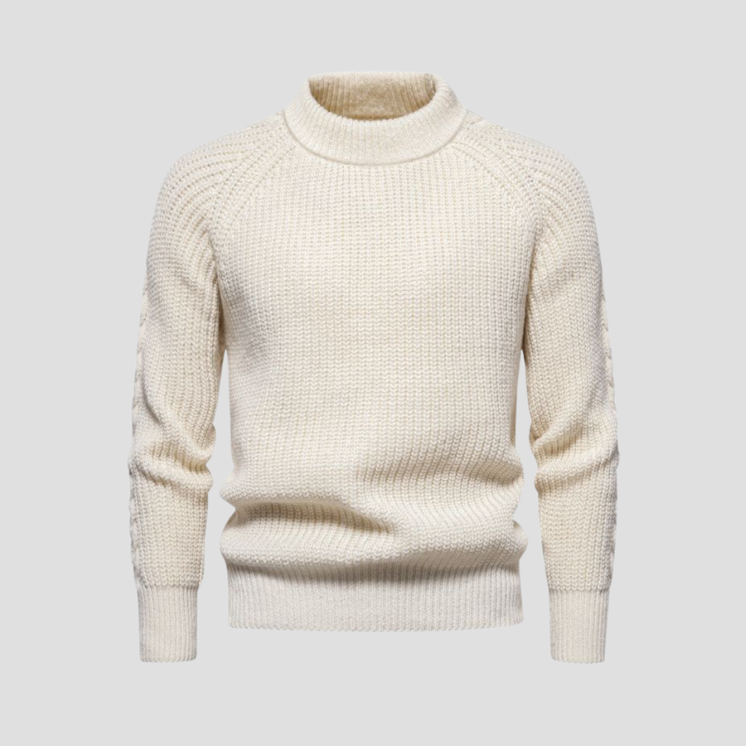 VogeLuxe | Men’s Classic Textured Knit Sweater 3