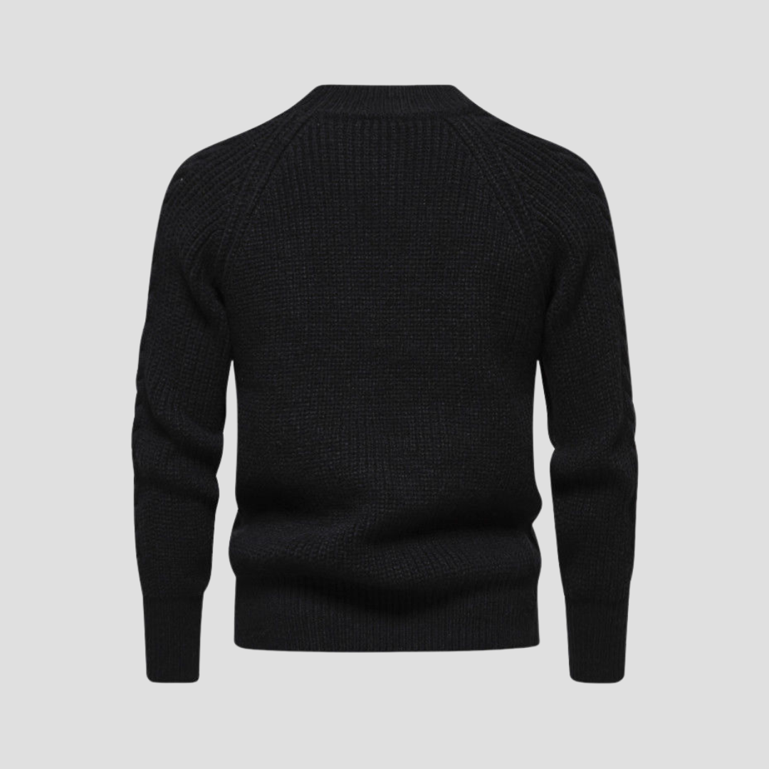 VogeLuxe | Men’s Classic Textured Knit Sweater 5
