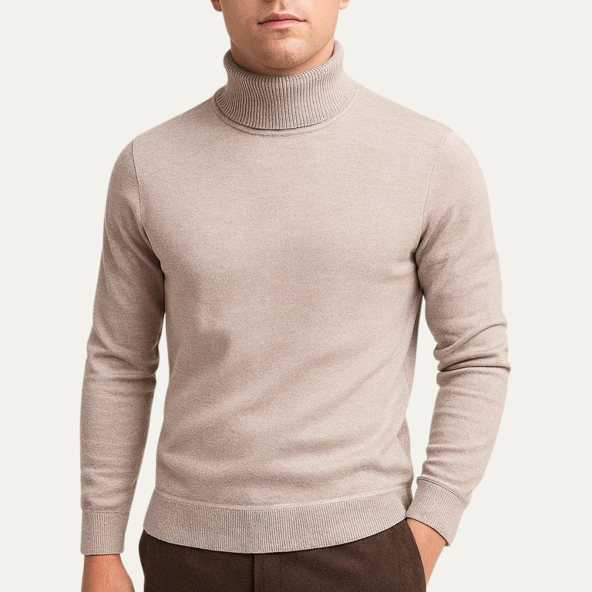 VogeLuxe | Men’s Classic Turtleneck Sweater 0