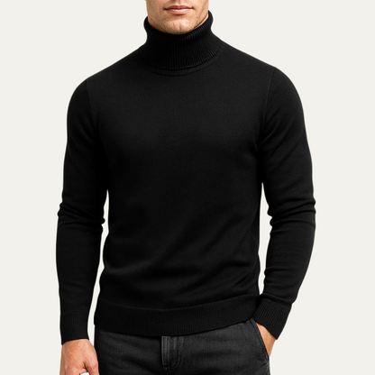 VogeLuxe | Men’s Classic Turtleneck Sweater 2