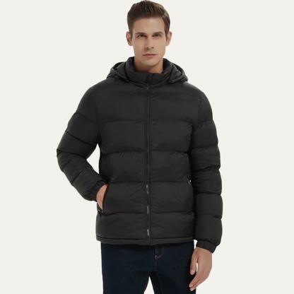VogeLuxe | Men’s Classic Waist-Length Puffer Jacket 1