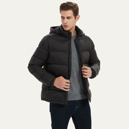 VogeLuxe | Men’s Classic Waist-Length Puffer Jacket 3