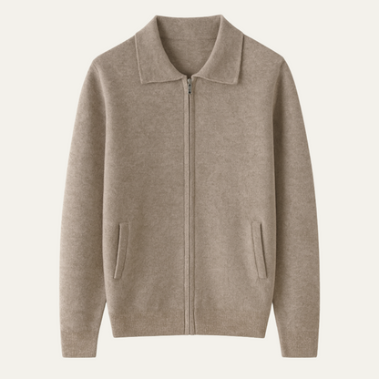 VogeLuxe | Men’s Classic Zip-Up Cardigan 0