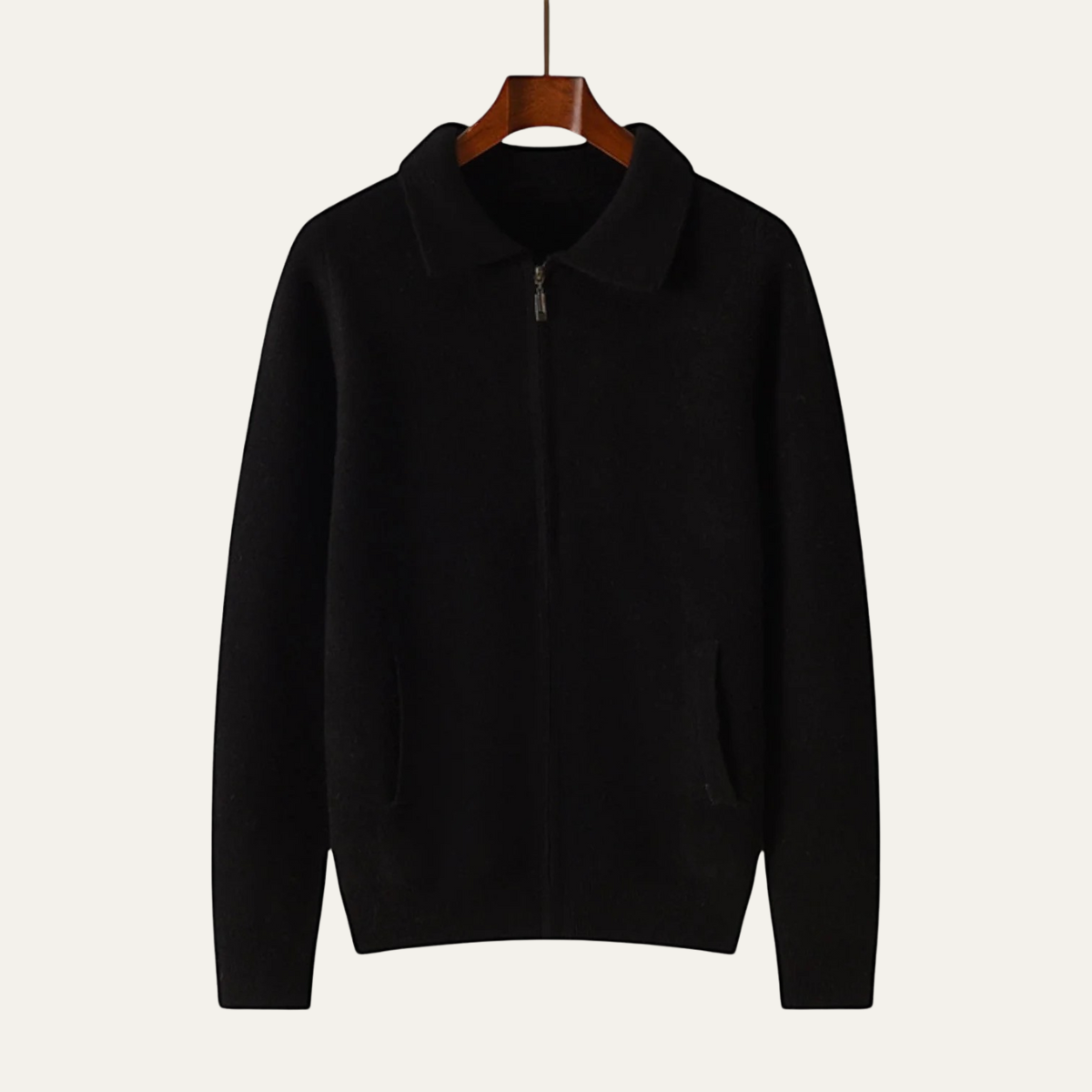 VogeLuxe | Men’s Classic Zip-Up Cardigan 3