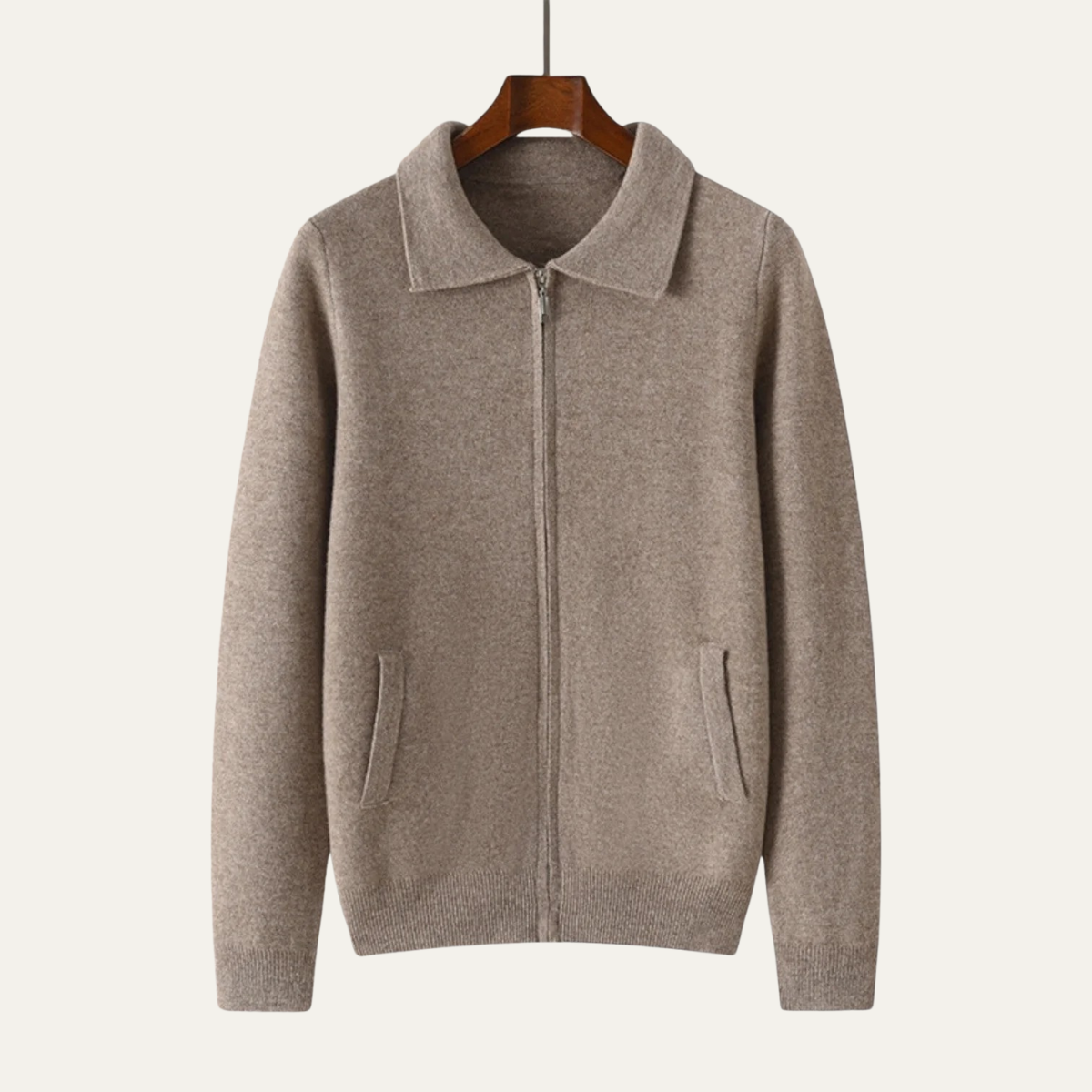 VogeLuxe | Men’s Classic Zip-Up Cardigan 4