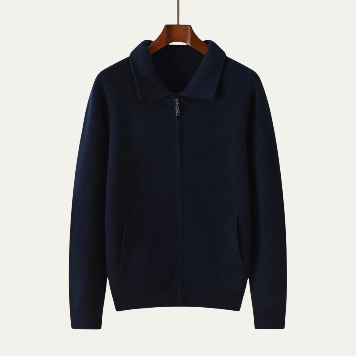 VogeLuxe | Men’s Classic Zip-Up Cardigan 5