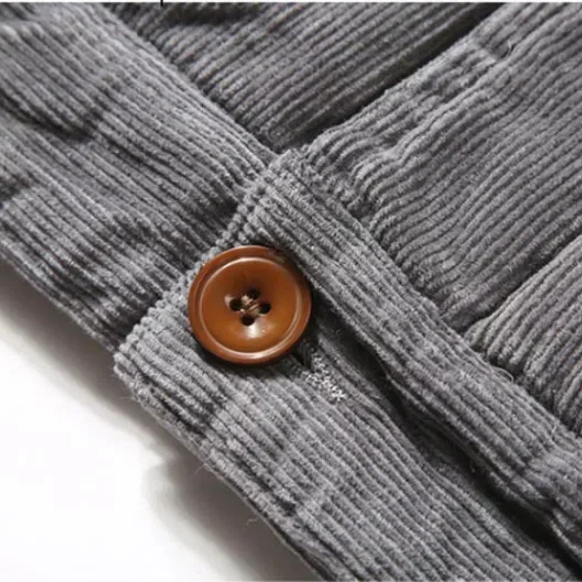 VogeLuxe | Men’s Collar Corduroy Sherpa Trucker Jacket 4