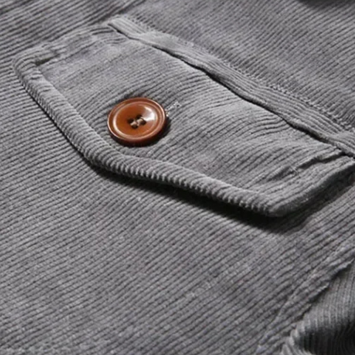 VogeLuxe | Men’s Collar Corduroy Sherpa Trucker Jacket 5