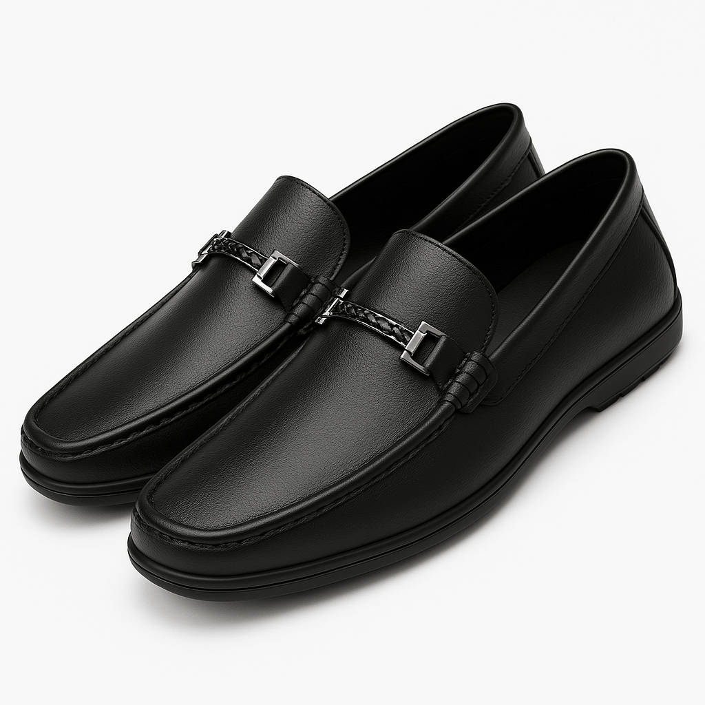 VogeLuxe | Men’s Comfortable Leather Slip-On Shoes 1