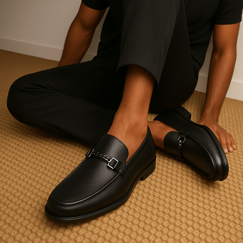 VogeLuxe | Men’s Comfortable Leather Slip-On Shoes 3