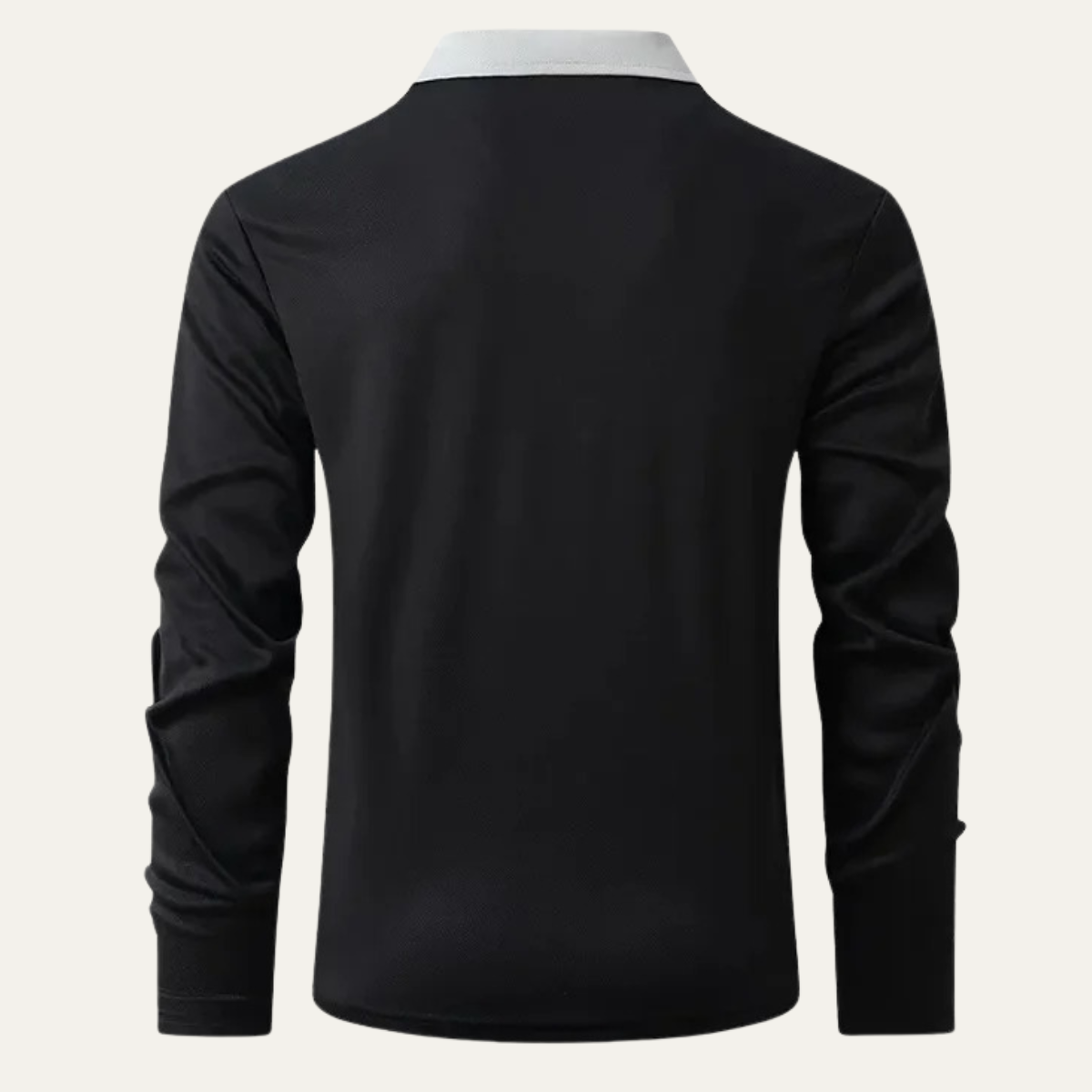 VogeLuxe | Men’s Contrast Collar Polo Top 4