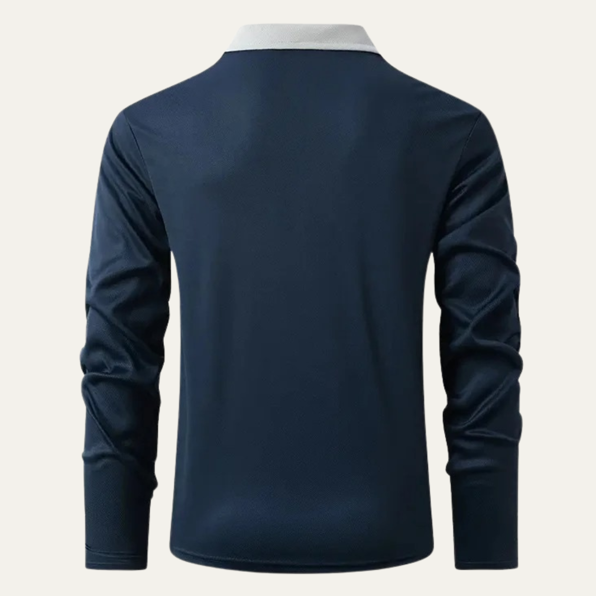 VogeLuxe | Men’s Contrast Collar Polo Top 7