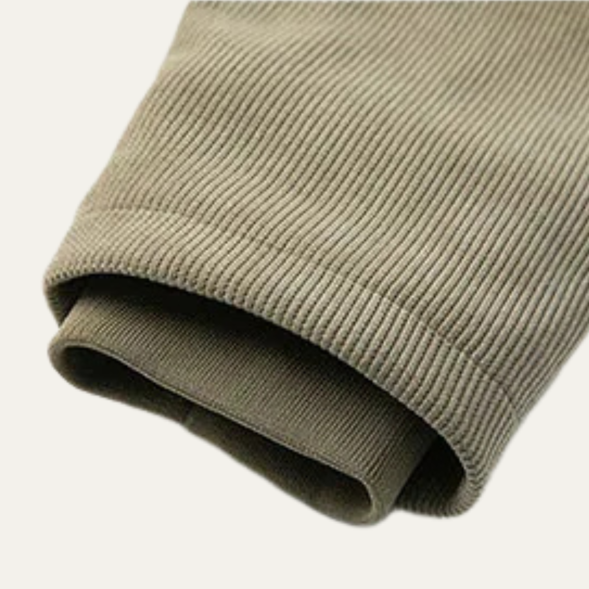 VogeLuxe | Men’s Corduroy Shacket with Faux-Shearling Collar 7