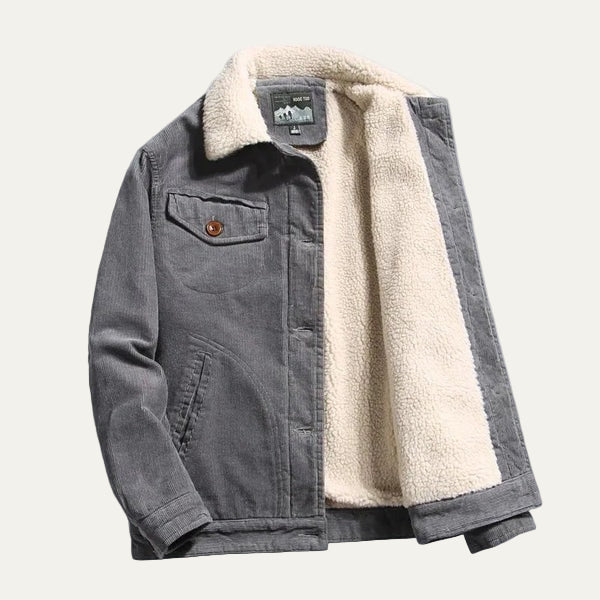 VogeLuxe | Men’s Corduroy Trucker Jacket 1