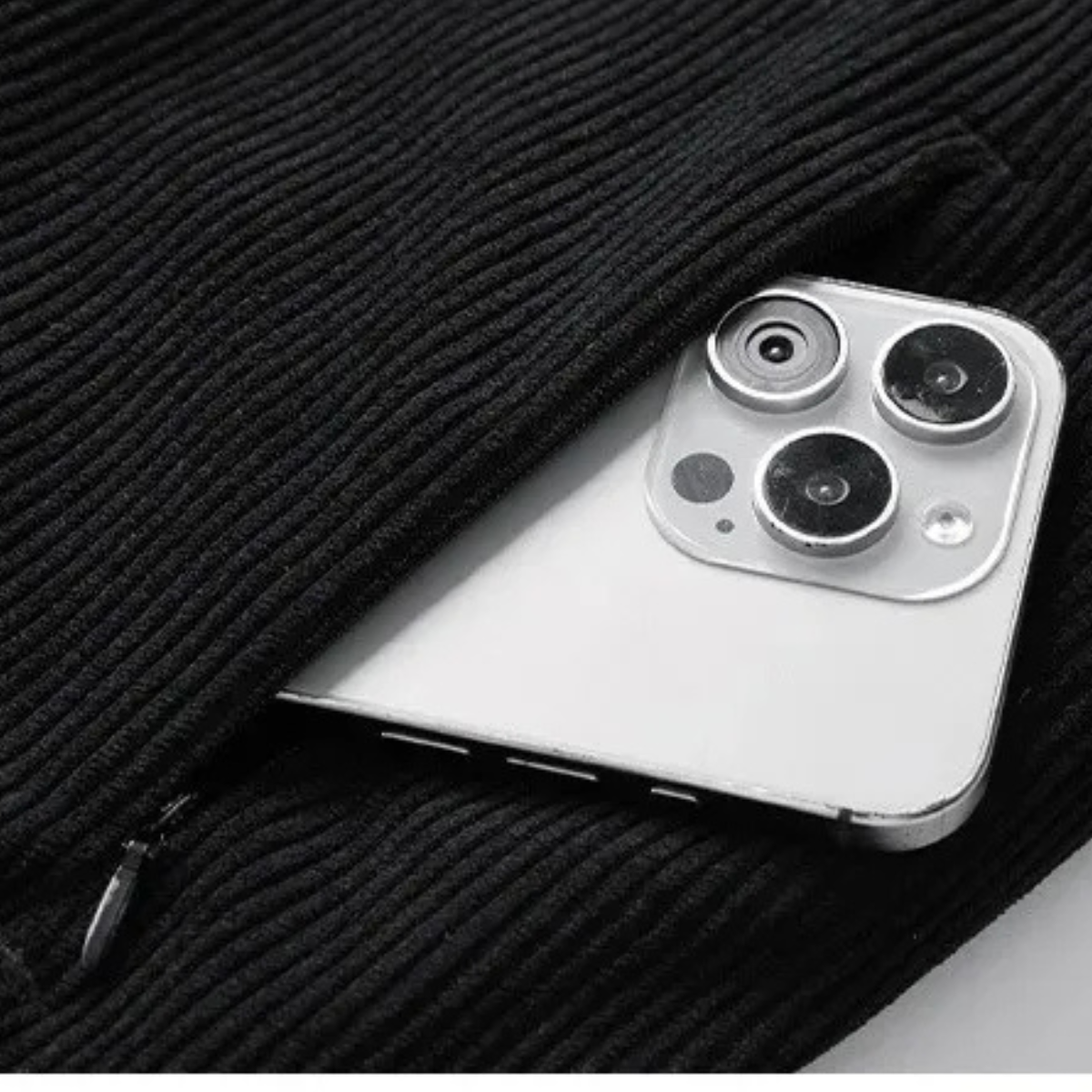 VogeLuxe | Men’s Corduroy Trucker Jacket with Faux-Shearling Lining 2