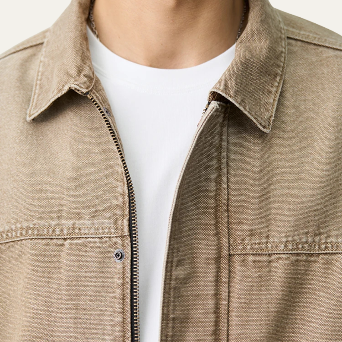 VogeLuxe | Men’s Corduroy Utility Trucker Jacket 6