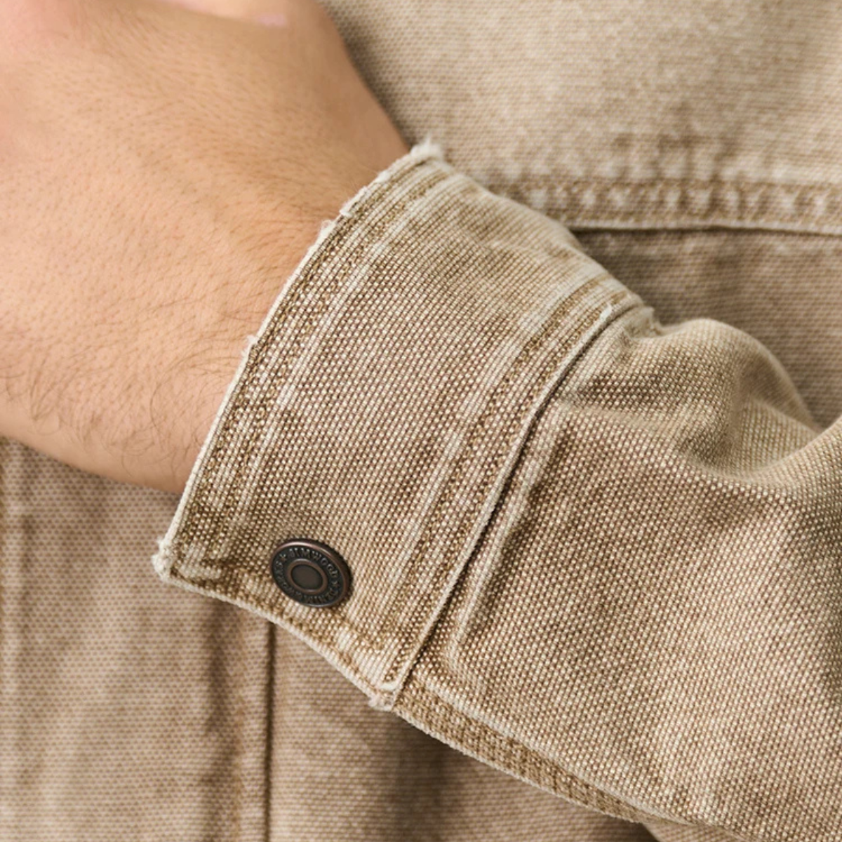 VogeLuxe | Men’s Corduroy Utility Trucker Jacket 7