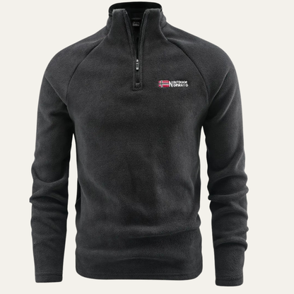 VogeLuxe | Men’s Cozy Fleece Quarter-Zip Pullover 2