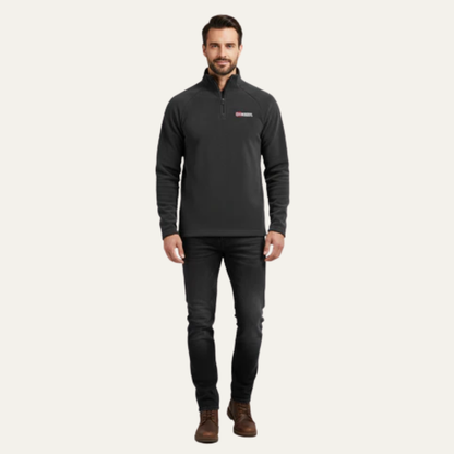 VogeLuxe | Men’s Cozy Fleece Quarter-Zip Pullover 3