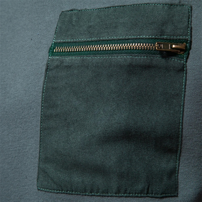 VogeLuxe | Men’s Crewneck Sweatshirt with Zipper Pocket 6