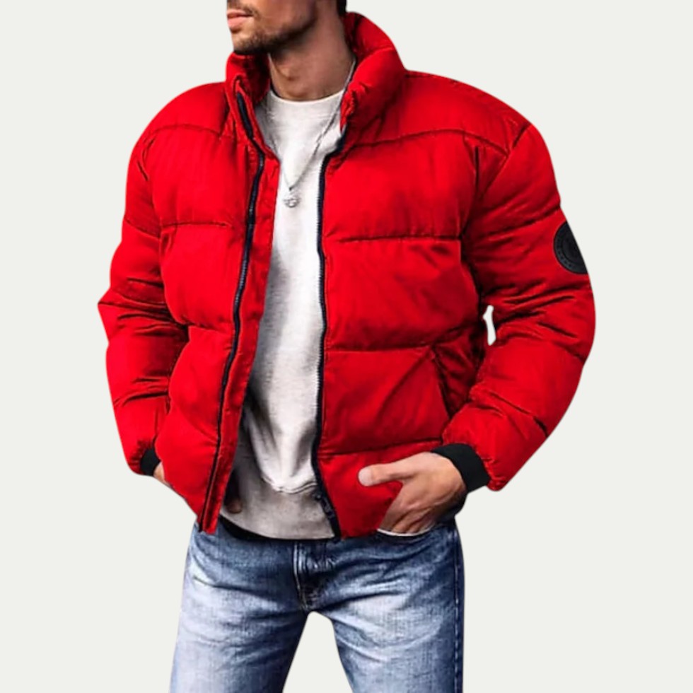 VogeLuxe | Men’s Cropped Slim Puffer Jacket 1
