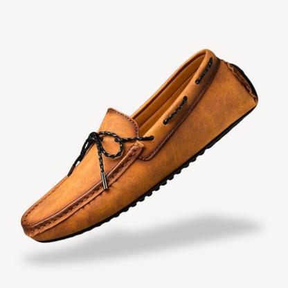 VogeLuxe | Men’s Distressed Suede Driving Moccasins 3