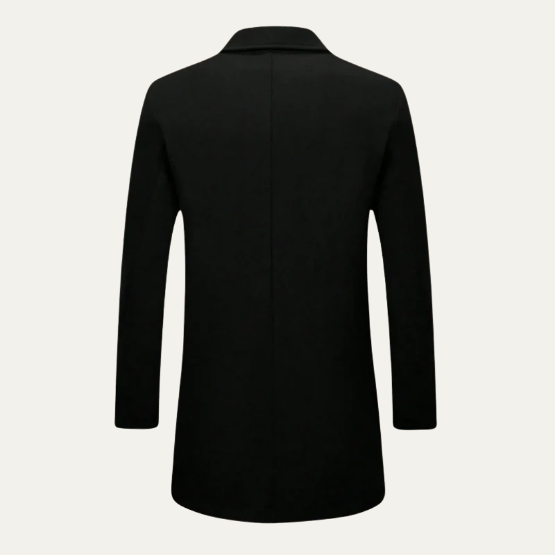 VogeLuxe | Men’s Double-Breasted Peacoat 5