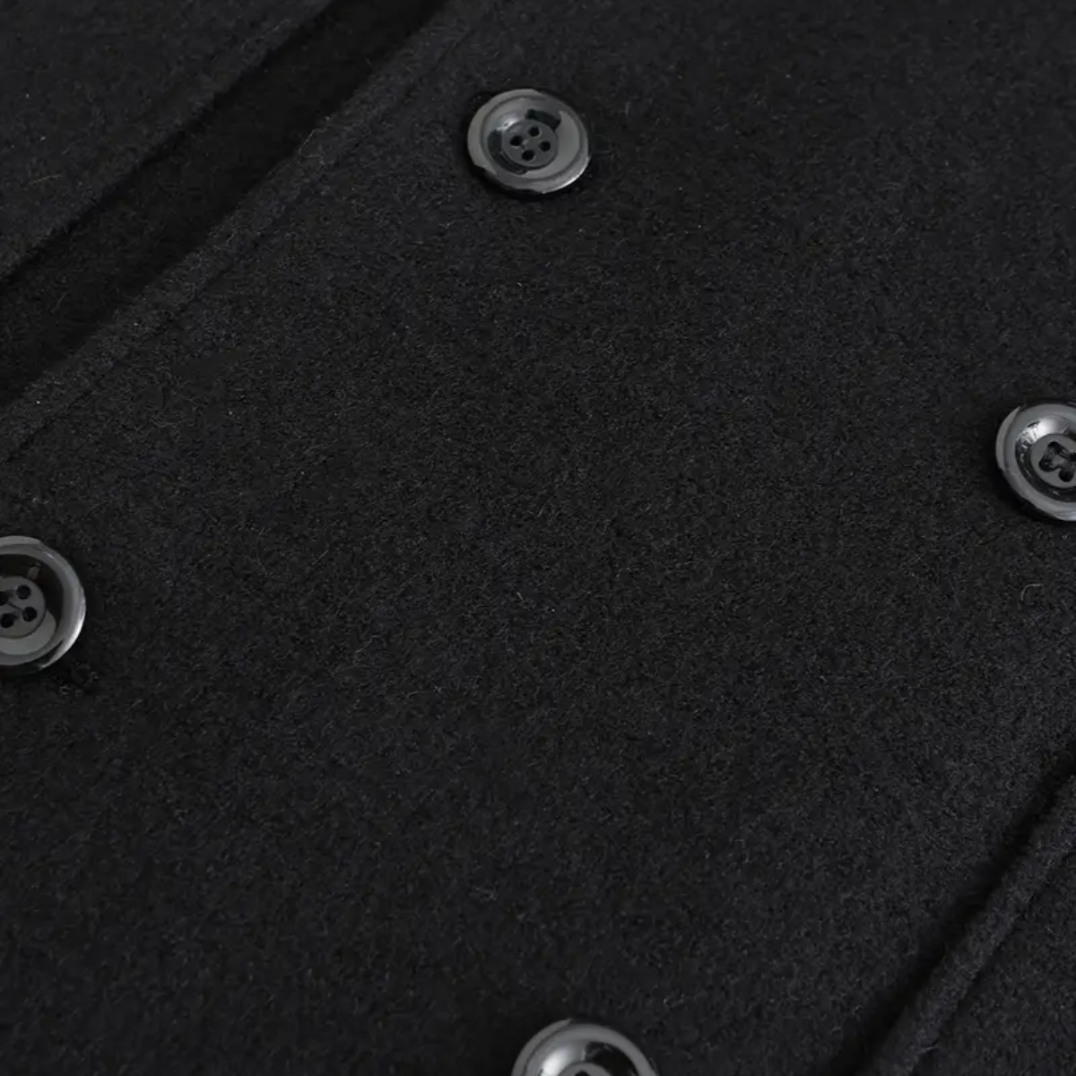 VogeLuxe | Men’s Double-Breasted Wool Long Coat 2