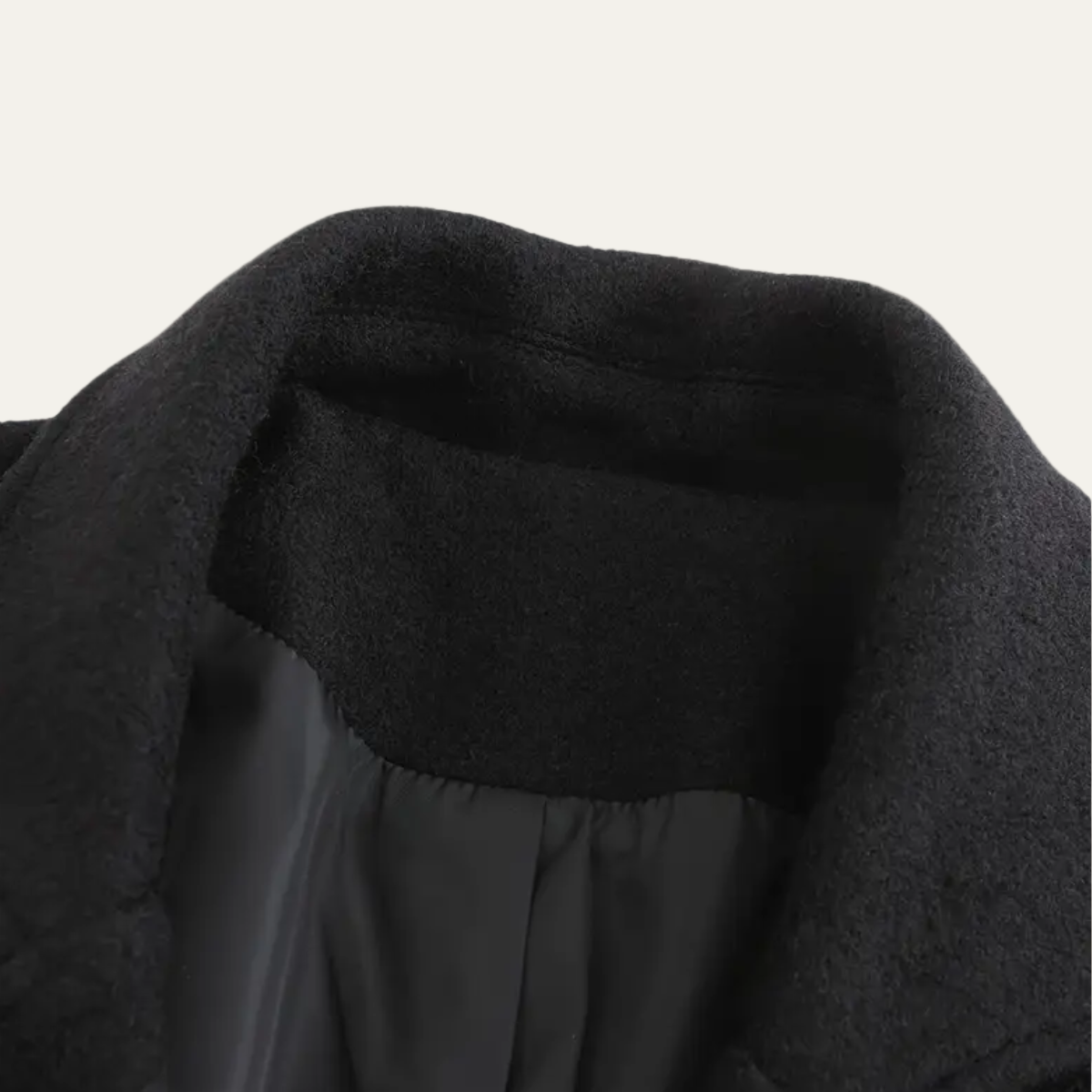 VogeLuxe | Men’s Double-Breasted Wool Long Coat 3