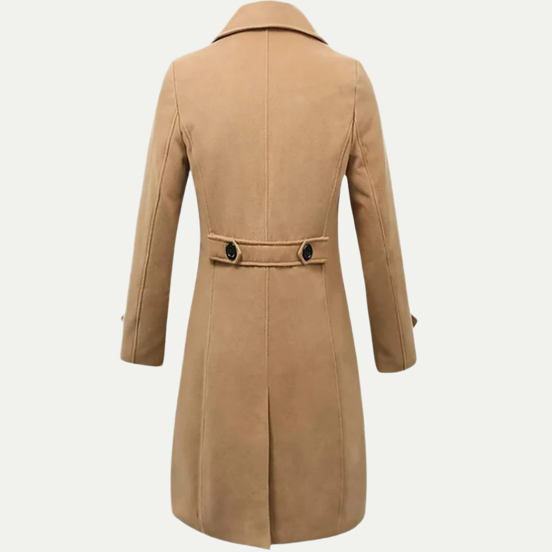 VogeLuxe | Men’s Double-Breasted Wool Overcoat 1