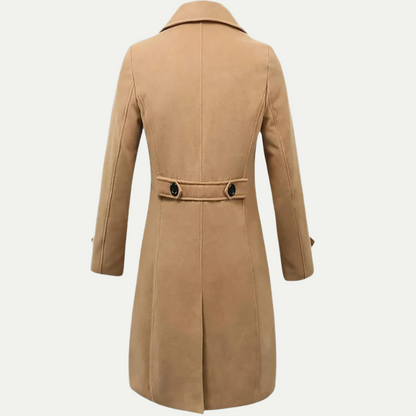 VogeLuxe | Men’s Double-Breasted Wool Overcoat 1