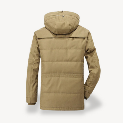VogeLuxe | Men’s Double-Layer Hooded Parka 3