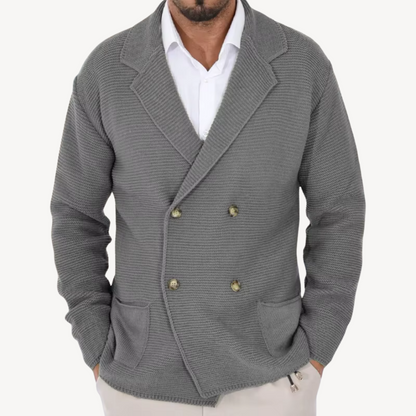 VogeLuxe | Men’s Elegant Knit Blazer Cardigan 0