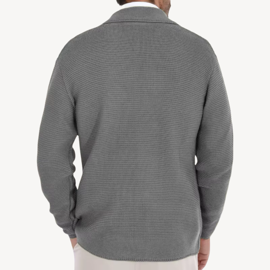 VogeLuxe | Men’s Elegant Knit Blazer Cardigan 5