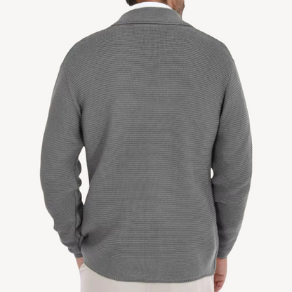 VogeLuxe | Men’s Elegant Knit Blazer Cardigan 5