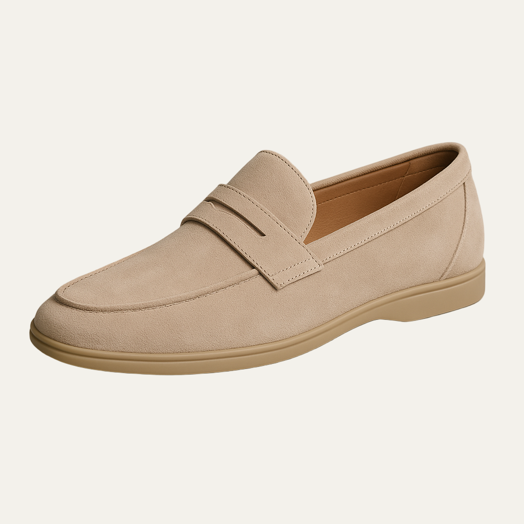 VogeLuxe | Men’s Elegant Suede Penny Loafer 3