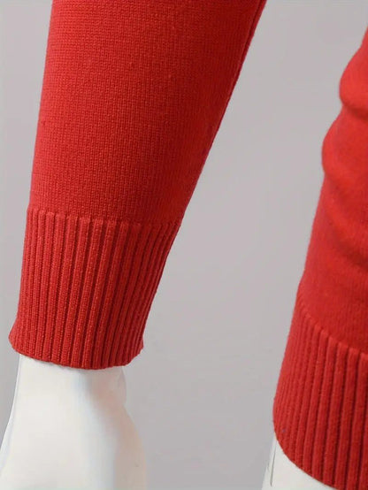 VogeLuxe | Men’s Fair Isle Reindeer Color-Block Sweater 4