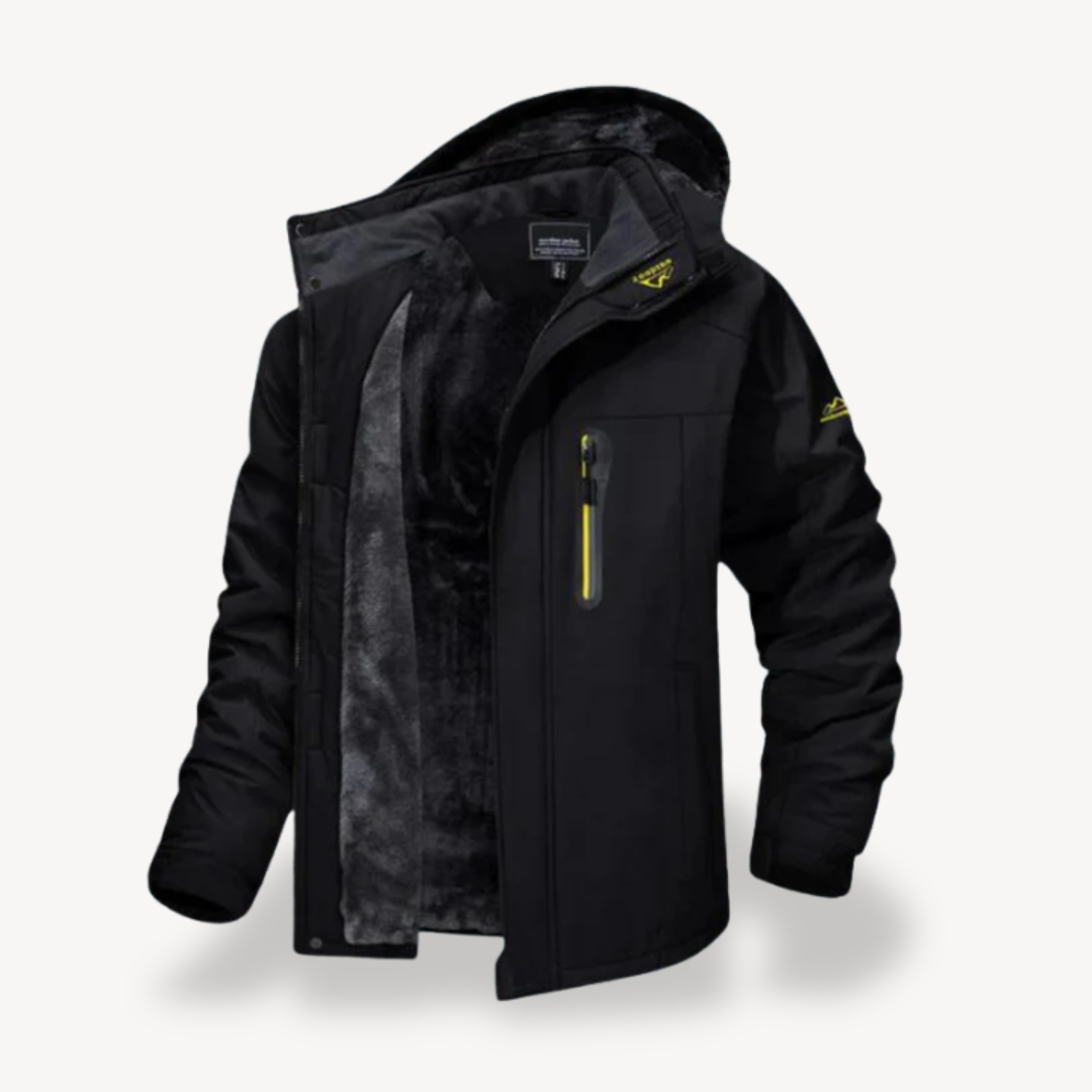 VogeLuxe | Men’s Faux Fur Lined Technical Winter Parka 0