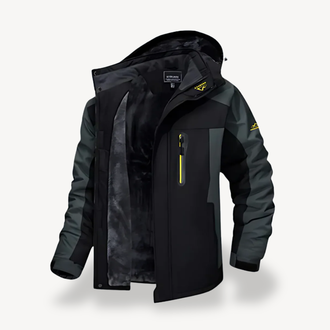 VogeLuxe | Men’s Faux Fur Lined Technical Winter Parka 1