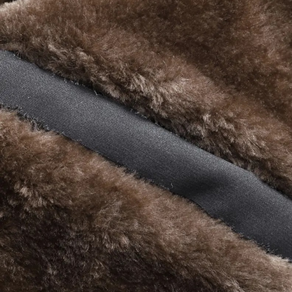 VogeLuxe | Men’s Faux Fur Lined Winter Bomber Jacket 5