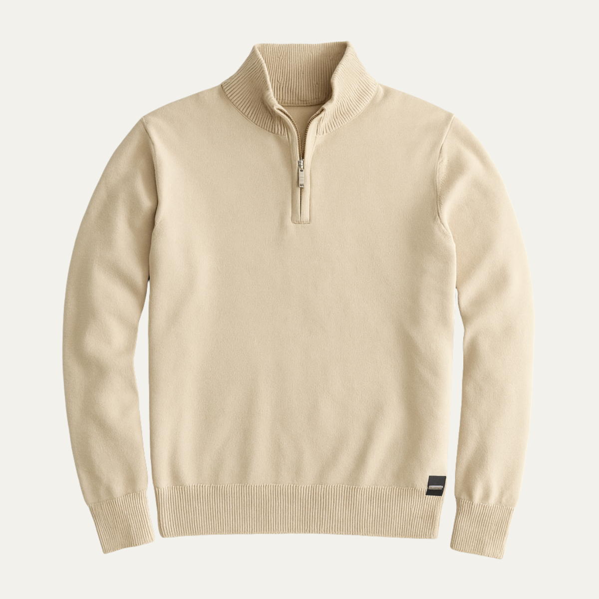VogeLuxe | Men’s Fine-Gauge Quarter-Zip Sweater 1