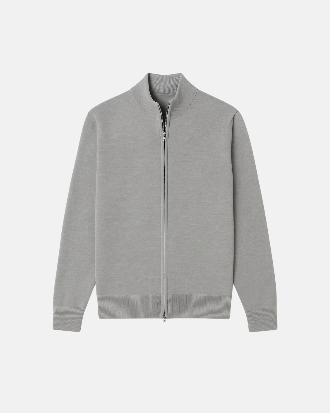 VogeLuxe | Men’s Fine-Knit Zip-Up Cardigan 0
